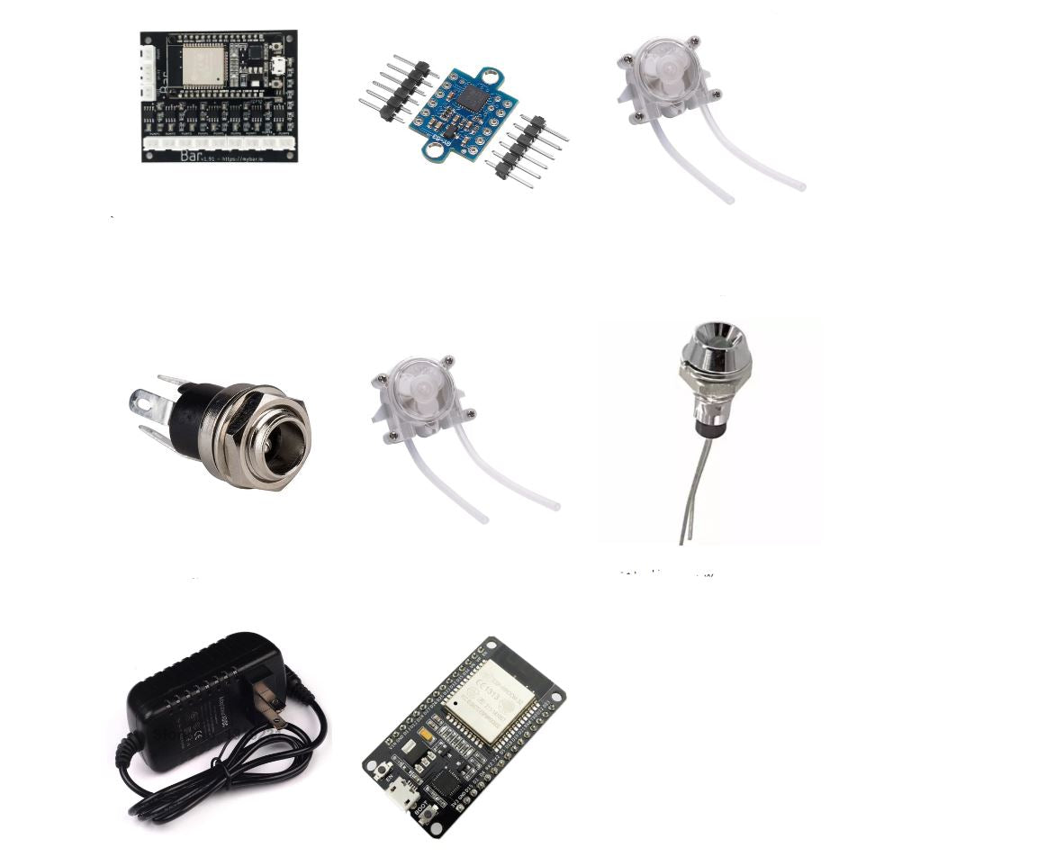 Everything but the case (MyBar DIY Kit) - 9 Pumps